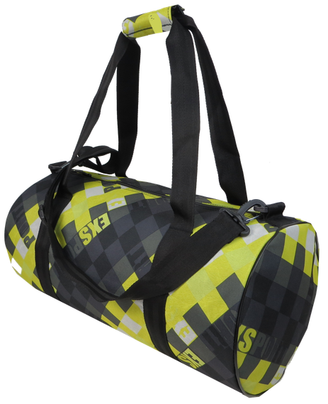Сумка спортивная для тренировок 28L Wallaby, Украина салатовая с черным