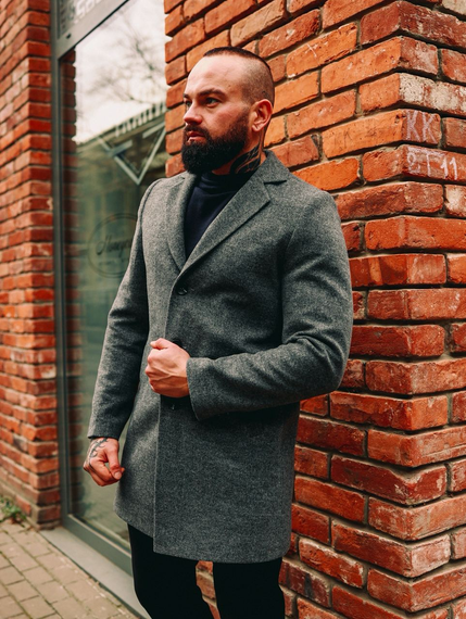 Пальто антрацит S XL | Зображення 3