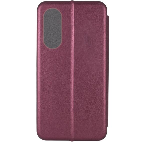 Шкіряний чохол-книжка Classy для Oppo A38 / A18 Бордовий | Зображення 1