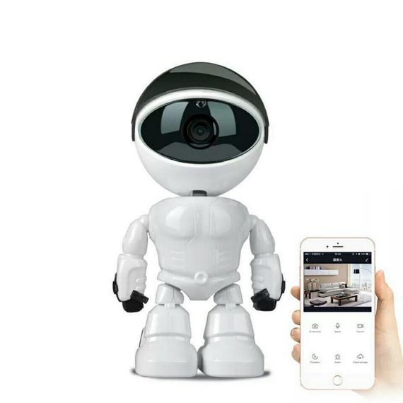 Беспроводная поворотная IP-камера видеонаблюдения SV Робот QC1-B 3MP, Белый | Зображення 2