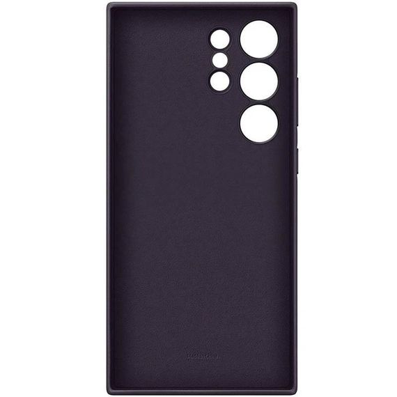 Кожаный чехол Leather Case (AAA) для Samsung Galaxy S24 Ultra Purple | Зображення 4