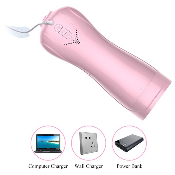 Мастурбатор B - Series Fox Vibrating and Flashing Masturbation Cup, рожевий | Зображення 5