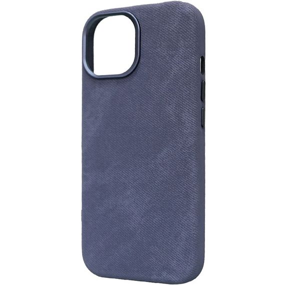 Чехол Denim with MagSafe для Apple iPhone 15 (6.1") Blue | Зображення 1