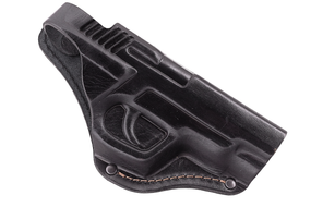 Кобура Форт-12 поясна формована (шкіра, чорна) MAS MAS