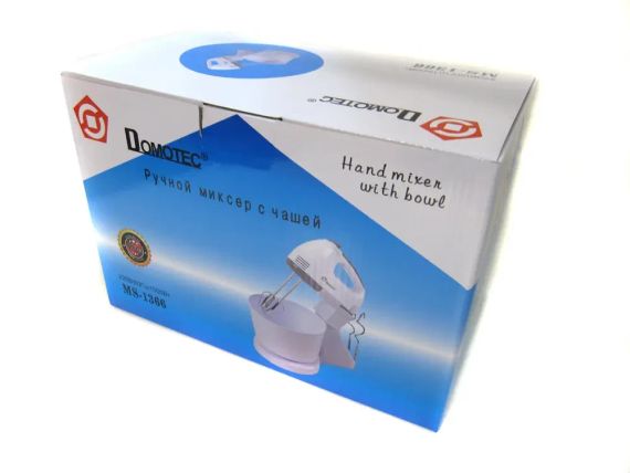 Ручной миксер с чашей Domotec MS-1366 7 скоростей | Зображення 6