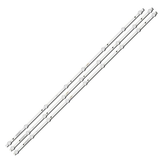 LED підсвітка TV 43" JS-D-AP4316-081DC(71201) JS-D-AP4316-091DC(71201) 824-10-1T/2835-300-3.3-2P 3шт.