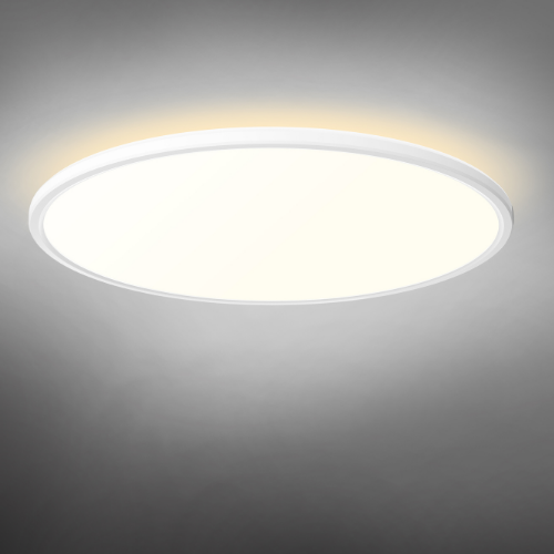LED Світильник 44W 3000K-4000K-5000K з декоративною підсвіткою білий VL-DL5R-44CW Videx | Зображення 2