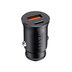 Автомобільний зарядний пристрій Havit HV-CC2022 20W USB+Type-C чорний