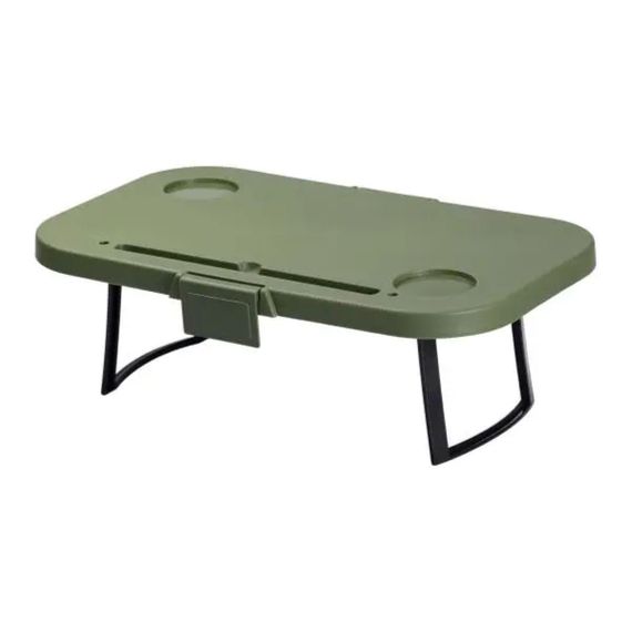 Складний кошик для пікніка з кришкою-столиком 44.8х26х14 см Зелений SJ-0120GR | Зображення 4