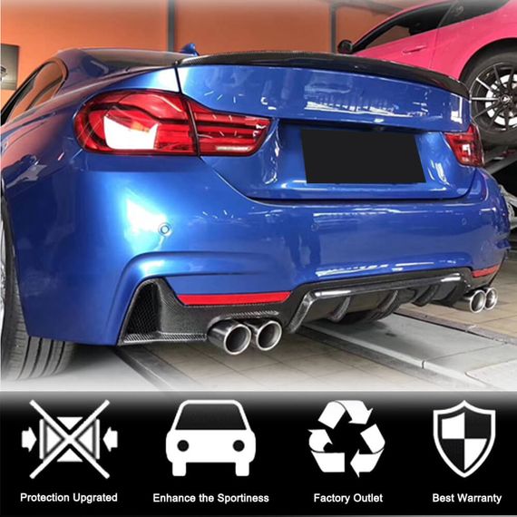Спойлер P-Style (для F36, Карбон) для BMW 4 серія F-32 2012-2020 рр | Зображення 1