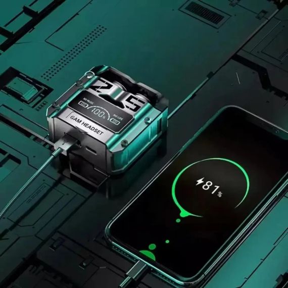 Беспроводные Bluetooth наушники 3 механические M25 армированные двойного режима игровые | Зображення 5
