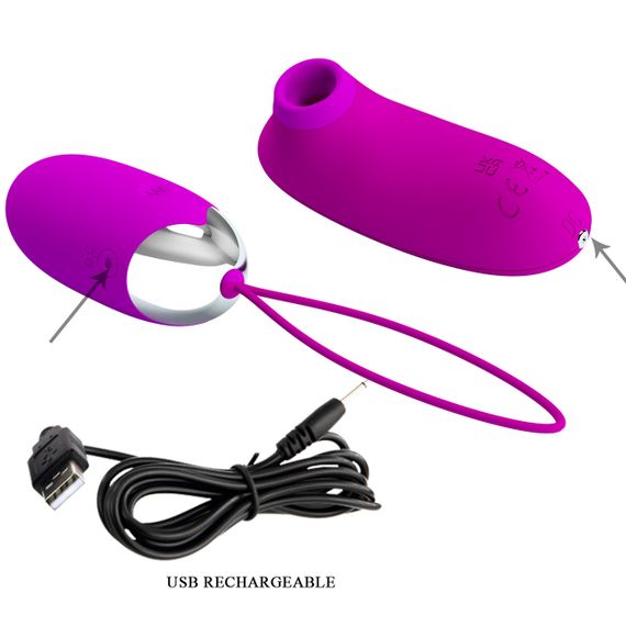 Вібратор PRETTY LOVE ORTHUS Multifunctional 2 in 1 Sex Aura | Зображення 2