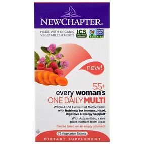 Вітамінно-мінеральний комплекс New Chapter 55+ Every Woman's One Daily Multi 72 Veg Tabs