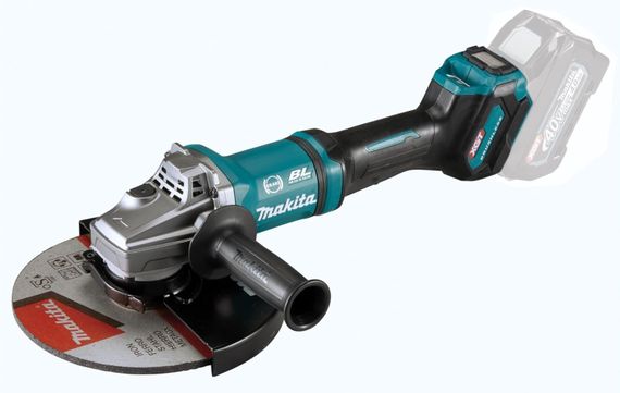 Шлифмашина угловая аккумуляторная Makita GA038GT201 (230 мм, 6600 об/мин, BL, AFT, AWS, XGT) | Зображення 1