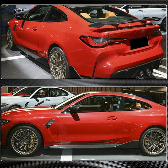 Накладки на пороги V2 (для G82/G83, Карбон) для BMW 4 серия G22/23/26 2020- гг | Зображення 3