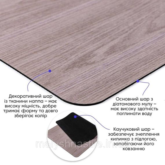 Вологопоглинаючий килимок 50*80CM*3MM (D) SW-00002545 | Зображення 2