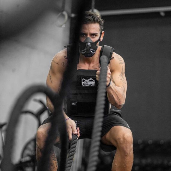 Маска для тренування дихання Фантом Training Mask Carbon L | Зображення 5