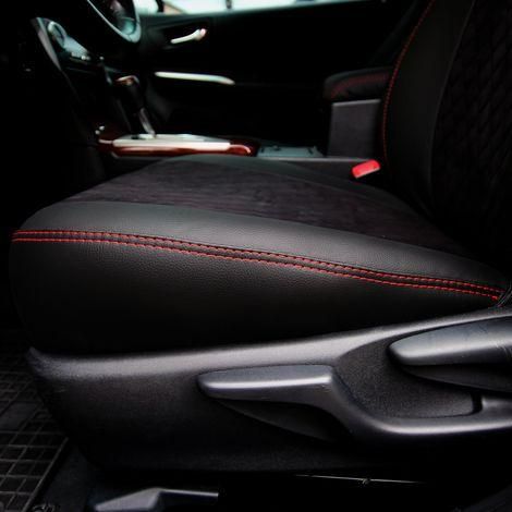 Чохли на сидіння з екошкіри та антари Dacia Logan 1 поколение 2008-2013 EMC-Elegant | Зображення 4