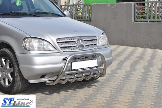 Кенгурятник (нерж.) для Mercedes ML W163 | Зображення 2