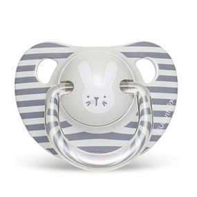 Пустышка Suavinex Hygge анатом.Уютные истории 6-18 мес. серый зайчик (306569)