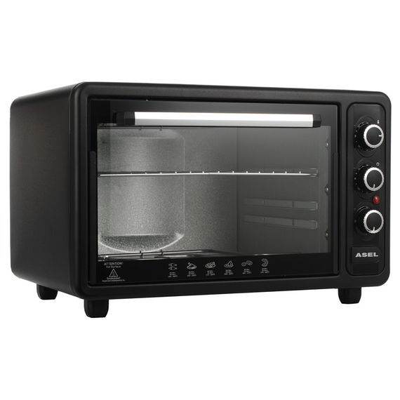 Электрическая печь ASEL AF-40-23. Цвет: черный | Зображення 1