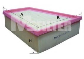 Фільтр повітряний SKODA Fabia (вир-во M-filter) MFILTER K406 на SKODA PRAKTIK (5J)