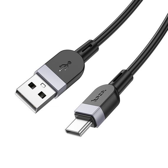 Дата кабель Hoco X109 Energy silicone USB to Type-C (2m) Black | Зображення 3