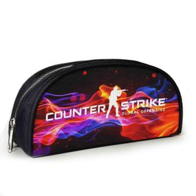 Пенал школьный с принтом Counter-Strike 23х10х8 см с принтом для мальчика (3799)