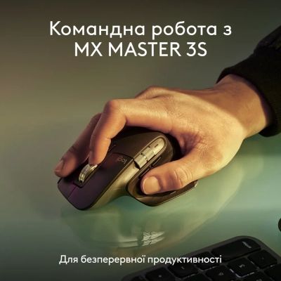 Клавиатура Logitech MX Keys S для MAC Bluetooth/Wireless UA Space Grey (920-011637) | Зображення 2