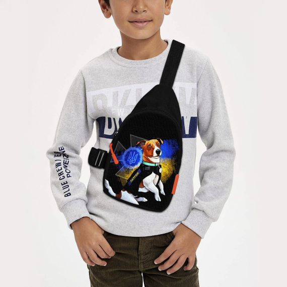 Сумка через плече дитяча Пес Патрон 29х17 см сумка слінг для хлопчика (02133)