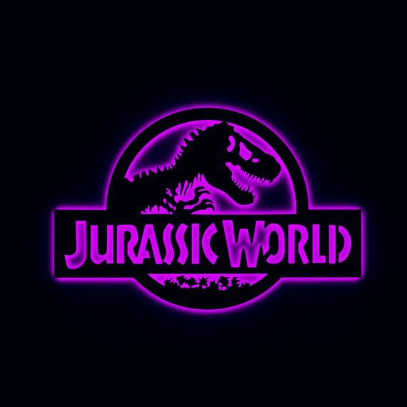 Панно декоративне картина на стіну Парк Юрського періоду LED підсвітка 16 кольорів пульт 500х329 acr-p000264 | Зображення 2