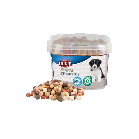 Ласощі Trixie Junior Soft Snack Dots для цуценят з кислотами Омега-3 та Омега-6 140 г | Зображення 2