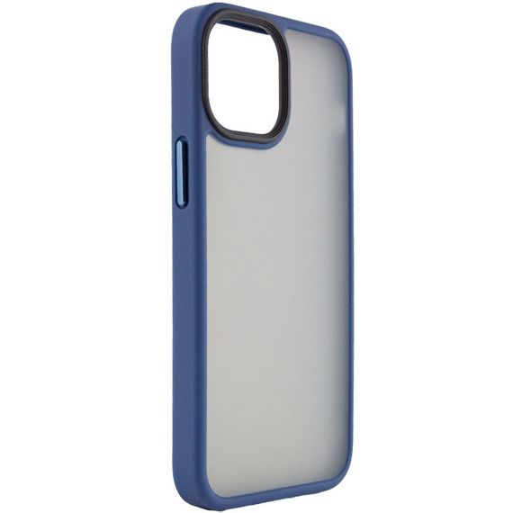 TPU+PC чохол Metal Buttons для Apple iPhone 13 (6.1") TPU+PC, Синій | Зображення 1