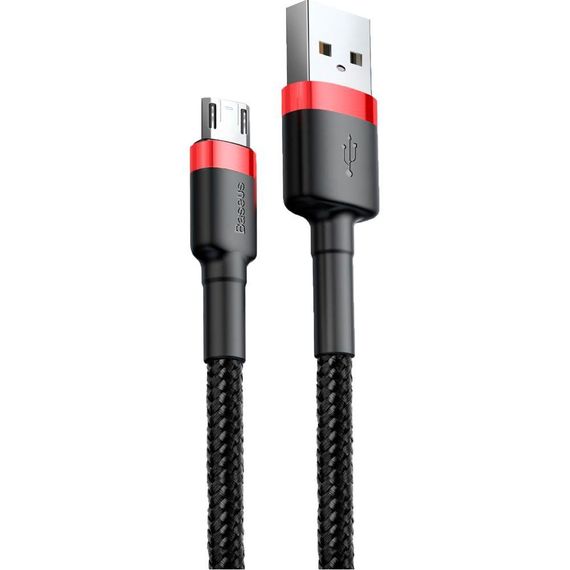 Кабель USB Baseus USB to Micro 2.4A CAMKLF-B Колір Сіро-Чорний, G1 | Зображення 5
