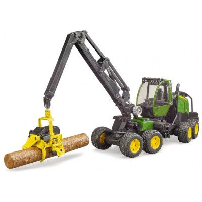 Спецтехника Bruder Харвестер John Deere 1270G с 1 бревном (02135) | Зображення 2