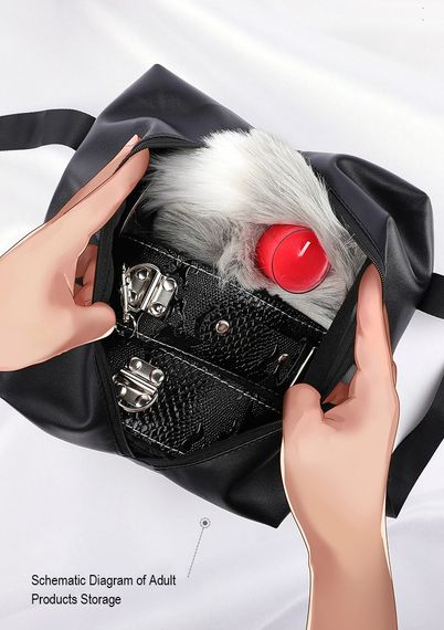 Сумка для хранения секс игрушек "BDSM bag", цвет чёрный sexstyle | Зображення 4