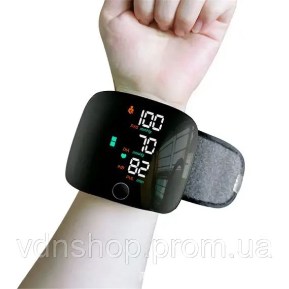Автоматичний тонометр на зап'ястя від акумулятора 300 мАг / Розумний тонометр із сенсорним екраном та голосом | Зображення 3