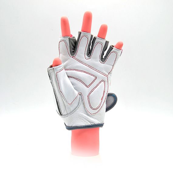Рукавички для фітнесу MadMax MFG-931 No matter White M | Зображення 4