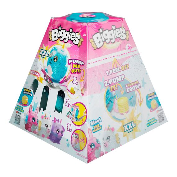 Игровой набор Розовый Кролик Biggies BIG001-RA надувная игрушка, насос 45 см | Зображення 2