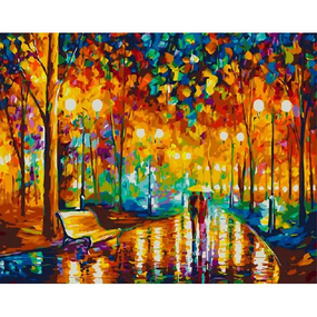 Алмазна мозаїка Осінній парк 40х50 см ColorArt  SP055