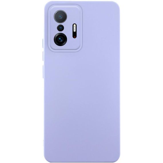 Чехол Silicone Cover Lakshmi Full Camera (AAA) для Xiaomi 11T / 11T Pro Сиреневый / Dasheen