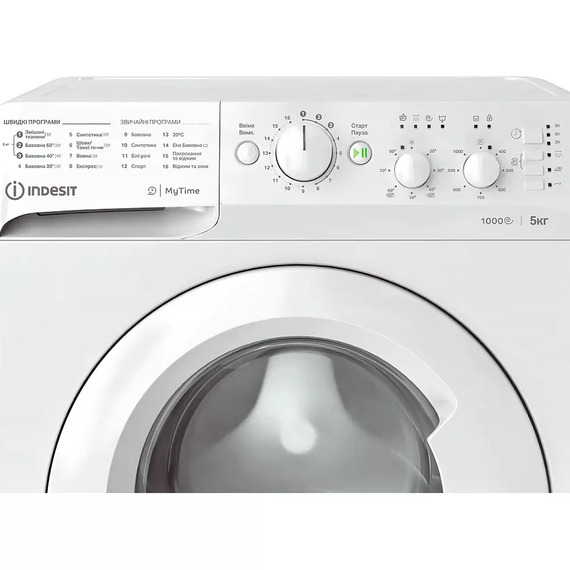 Пральна машина Indesit фронтальна OMTWSC51052WUA | Зображення 2