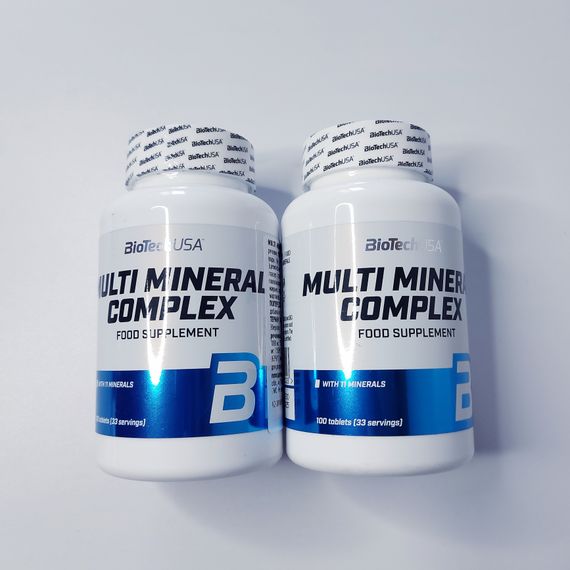 Комплекс минералов BioTech Multimineral Complex 100 таблеток | Зображення 1