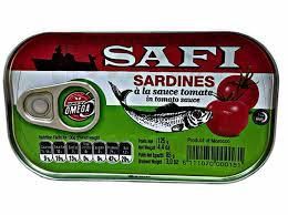 Консерва рыбная сардина кусками в томатном соусе MK Safi 125 г, ж/б