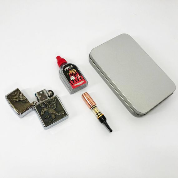 Запальничка бензинова в подарунковій коробці N11, подарункові запальнички, подарунок запальничка хлопцю. | Зображення 5