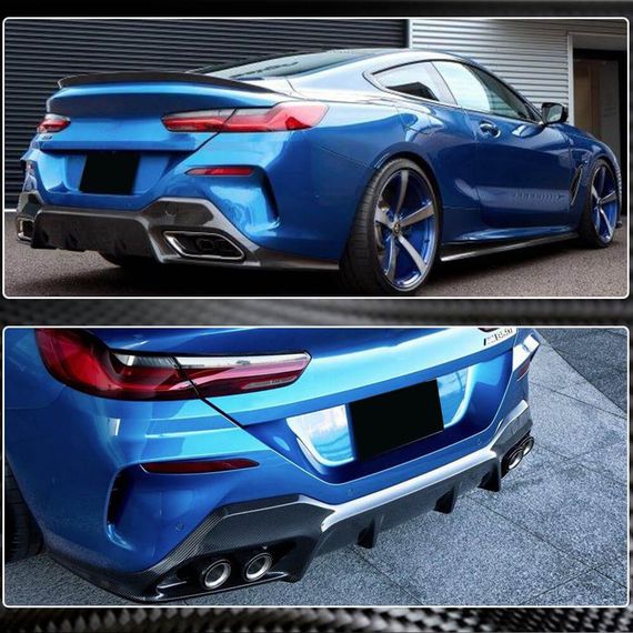 Дифузор заднього бампера V2 (для G14/G15 M-Sport, Карбон) для BMW 8 cерія G14/G15/G16 2018- рр | Зображення 3