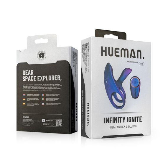 Ерекційне віброкільце Hueman - Infinity Ignite Vibrating Cock Ring Sex Aura | Зображення 8