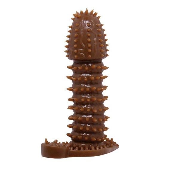 Насадка-презерватив BI-016005-0902S ( коричнева ) sexstyle | Зображення 3