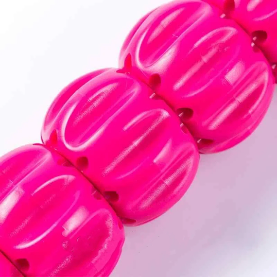 Роліковий масажер для м'язів всього тіла Muscle stick Рожевий