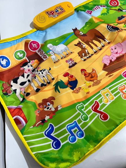 Детский развивающий коврик Прекрасная ферма M 3455 на укр. языке | Зображення 2